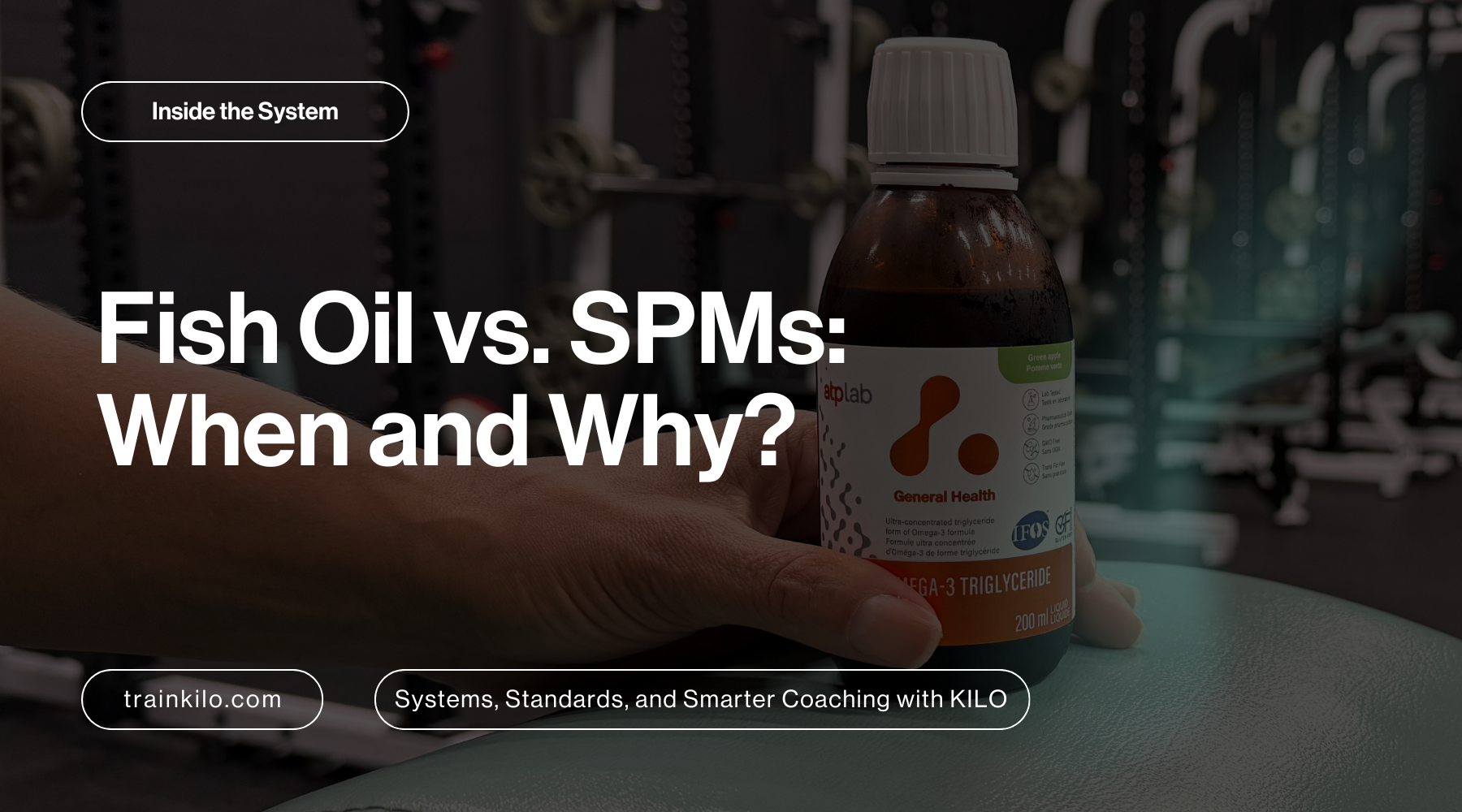 Fish Oil vs. SPMs: When and Why?