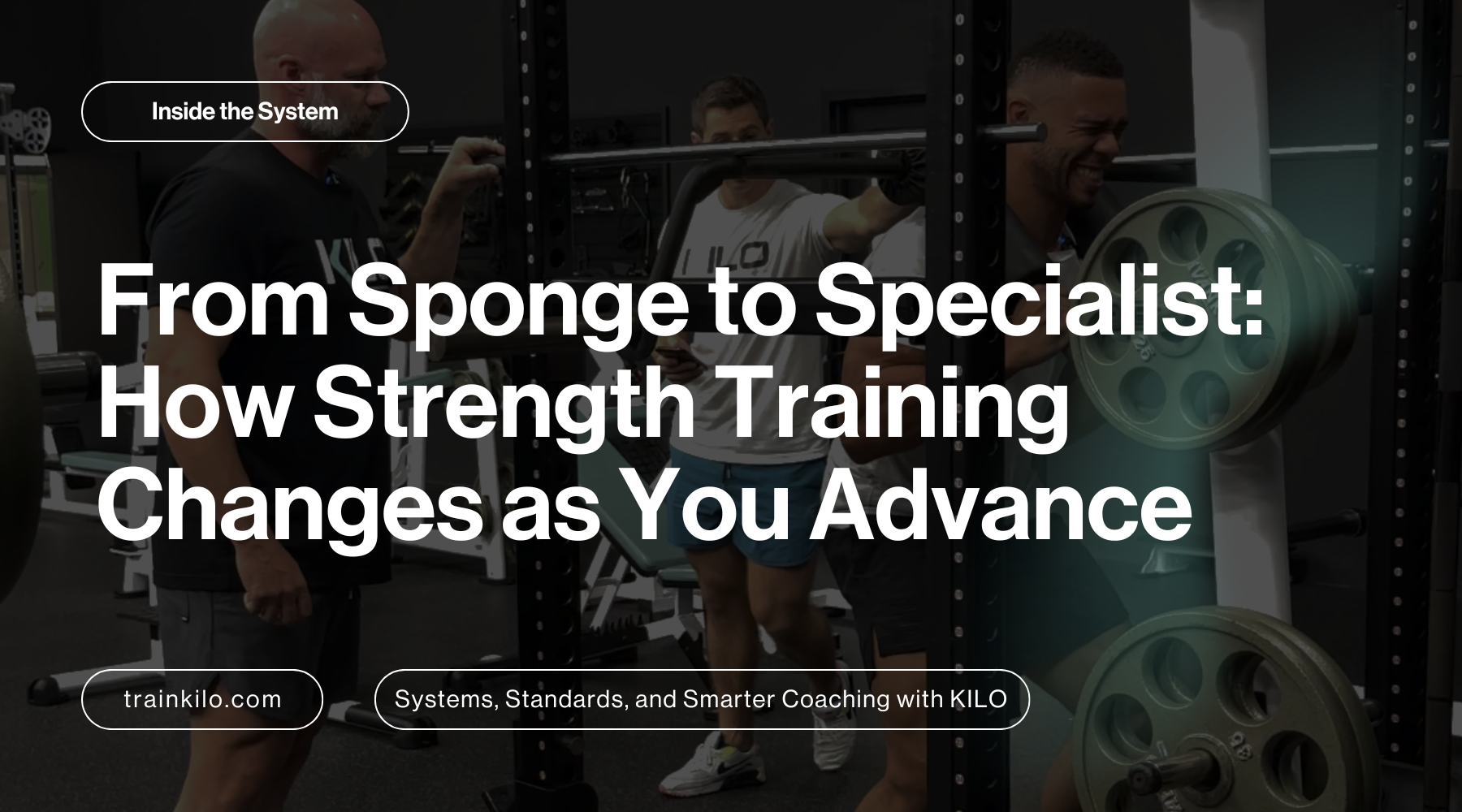 From Sponge to Specialist: How Strength Training Changes as You Advance