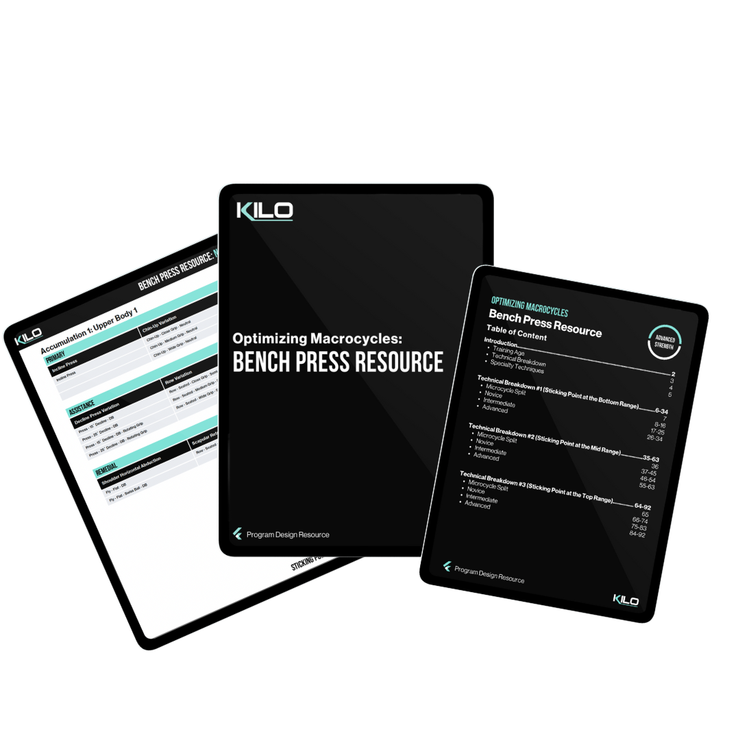 Optimizing Bench Press Macrocycle Resource
