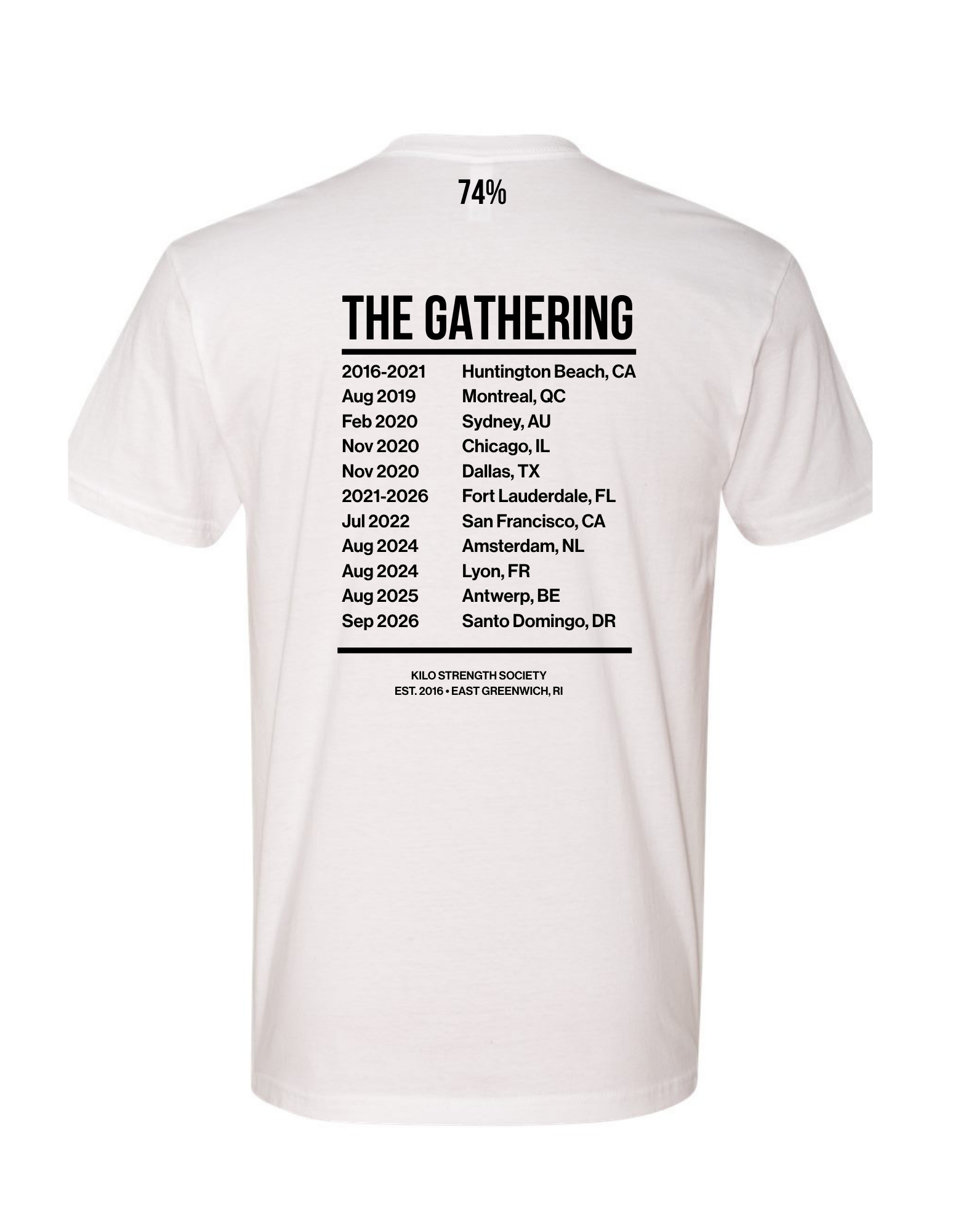 74% Special Edition Shirt