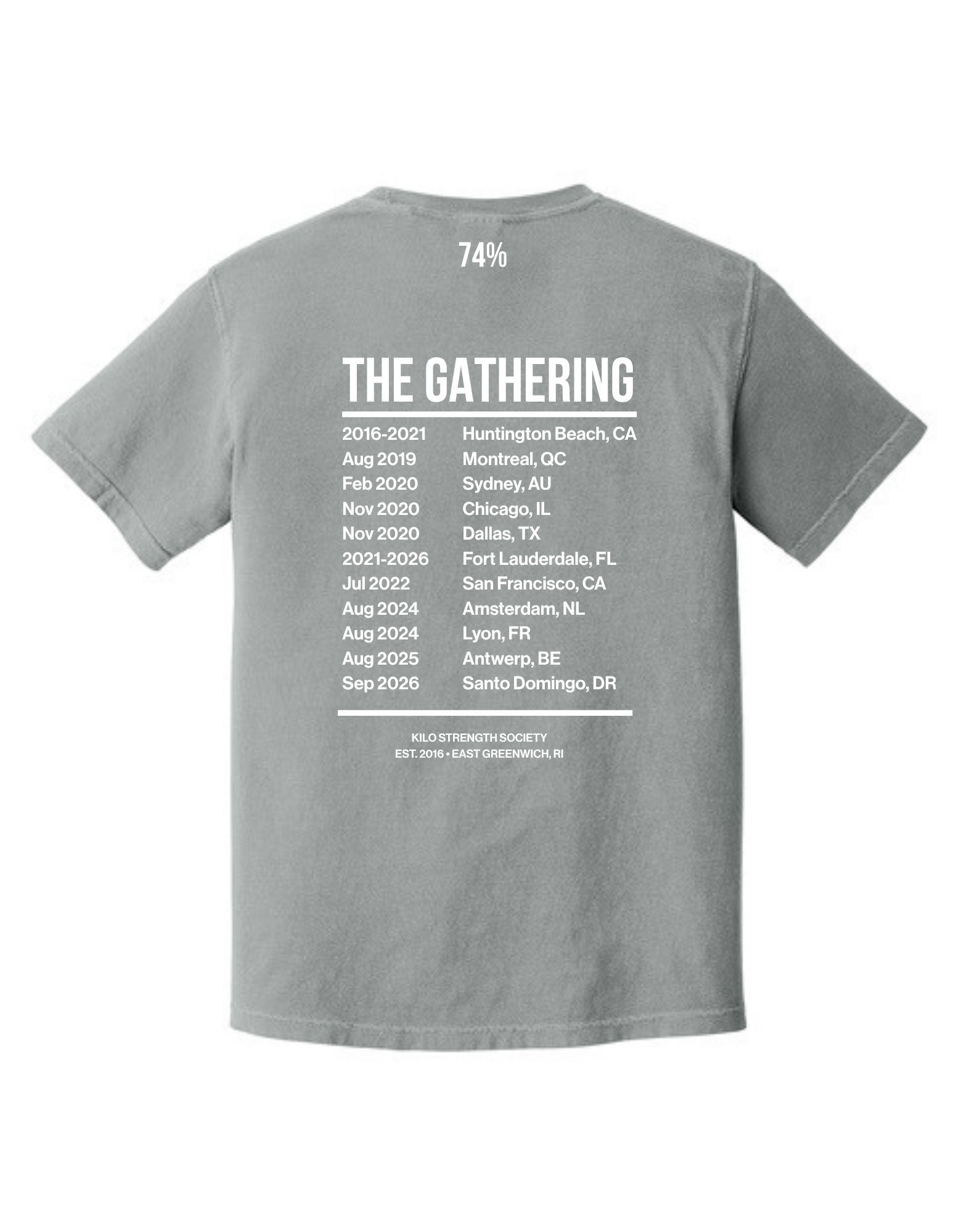 74% Special Edition Shirt