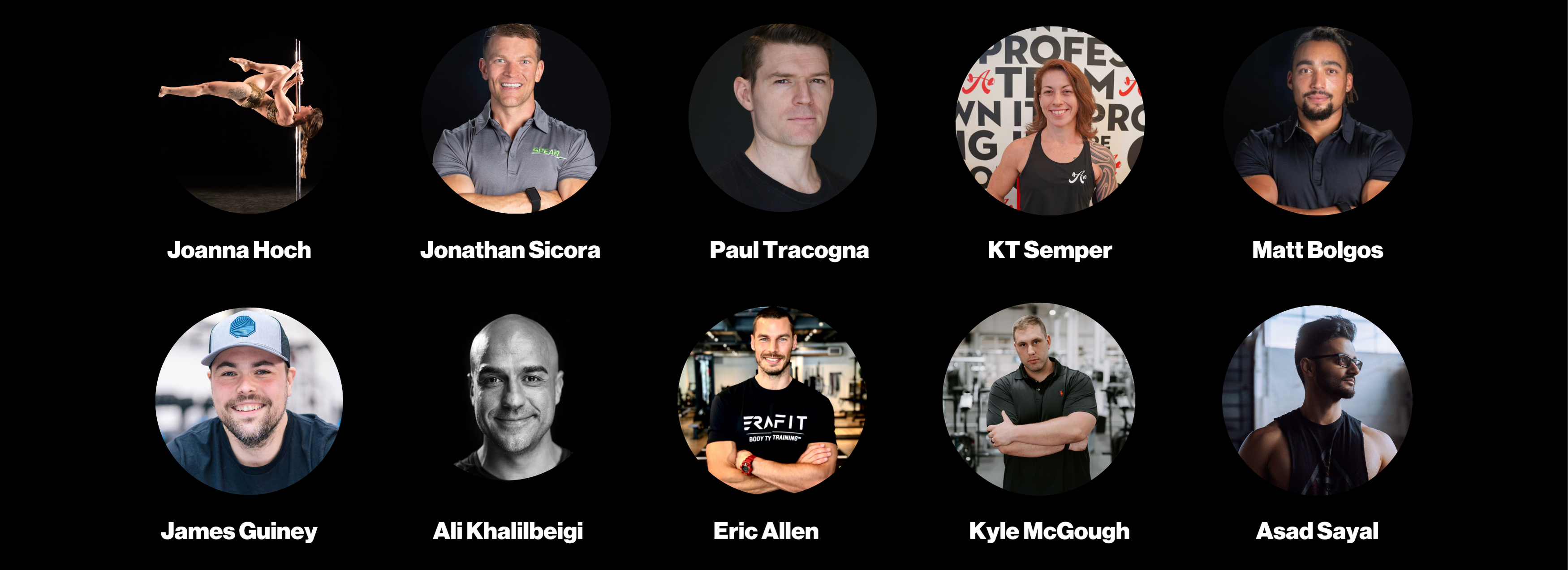 Graphic design showcasing personalized training program