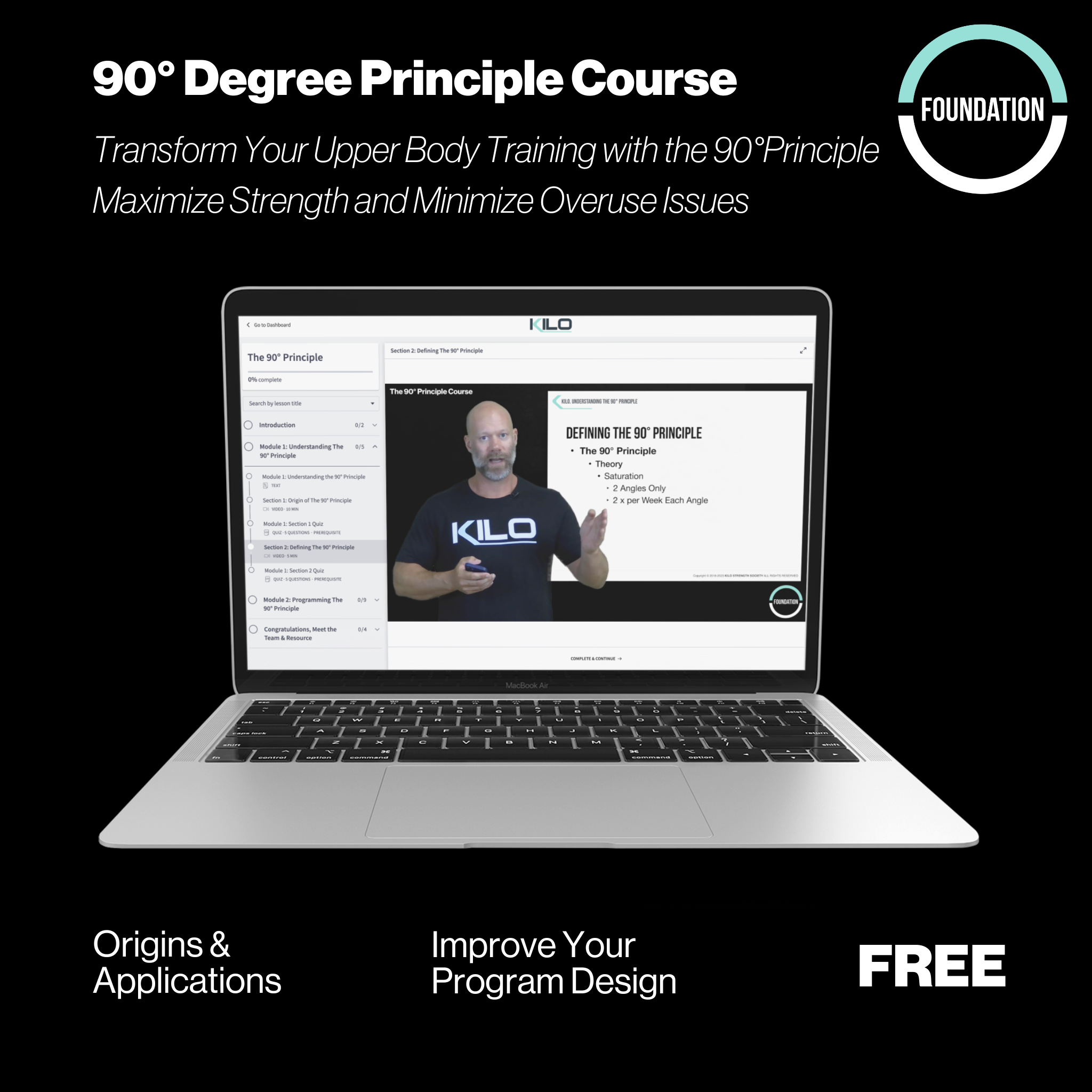 90° Principle Course - KILO Strength Society
