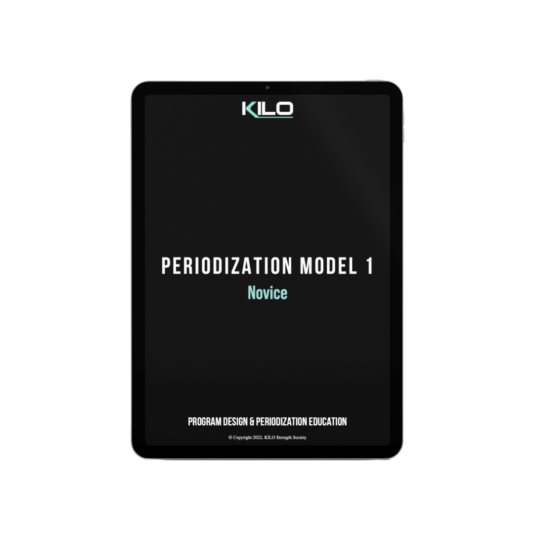 Periodization Model 1 - Novice