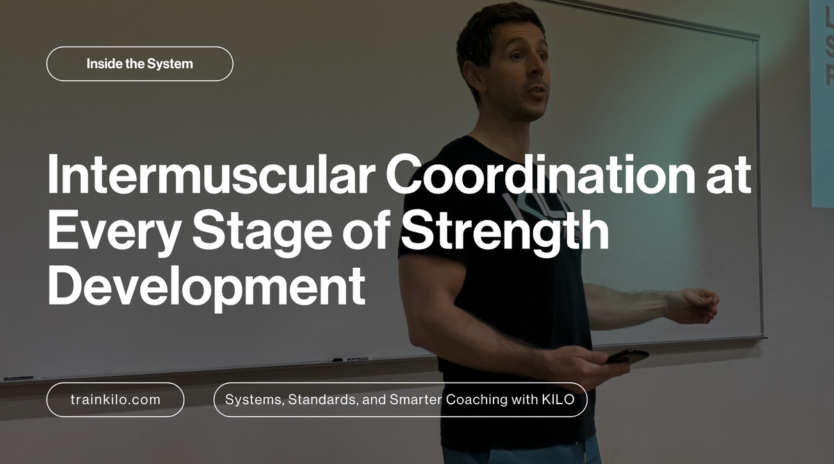 Intermuscular Coordination at Every Stage of Strength Development