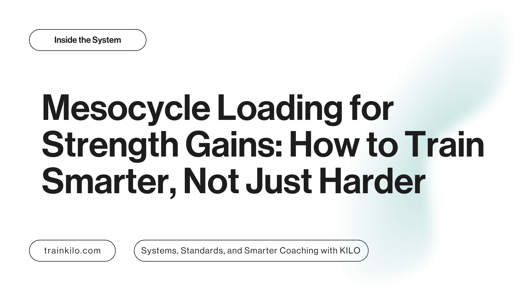 Mesocycle Loading for Strength Gains: How to Train Smarter, Not Just Harder