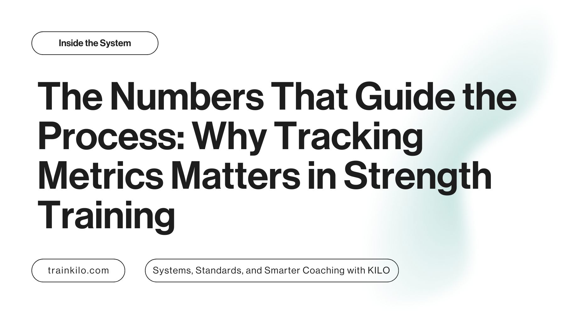 The Numbers That Guide the Process: Why Tracking Metrics Matters in Strength Training