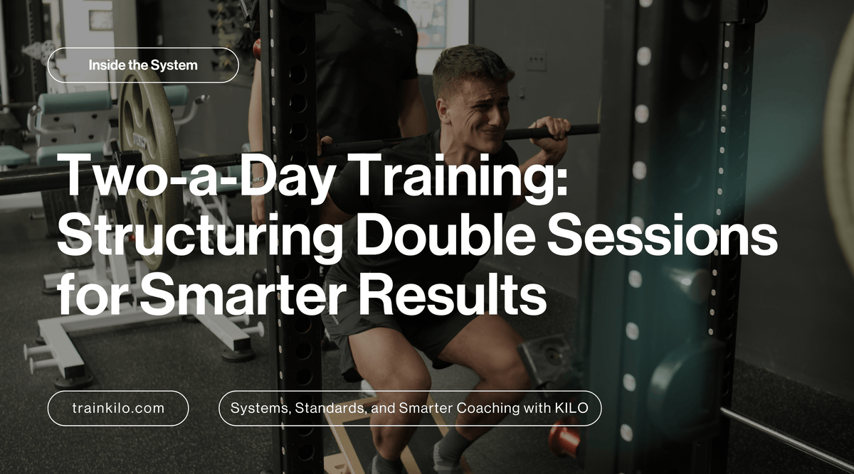 Two-a-Day Training: Structuring Double Sessions for Smarter Results ...