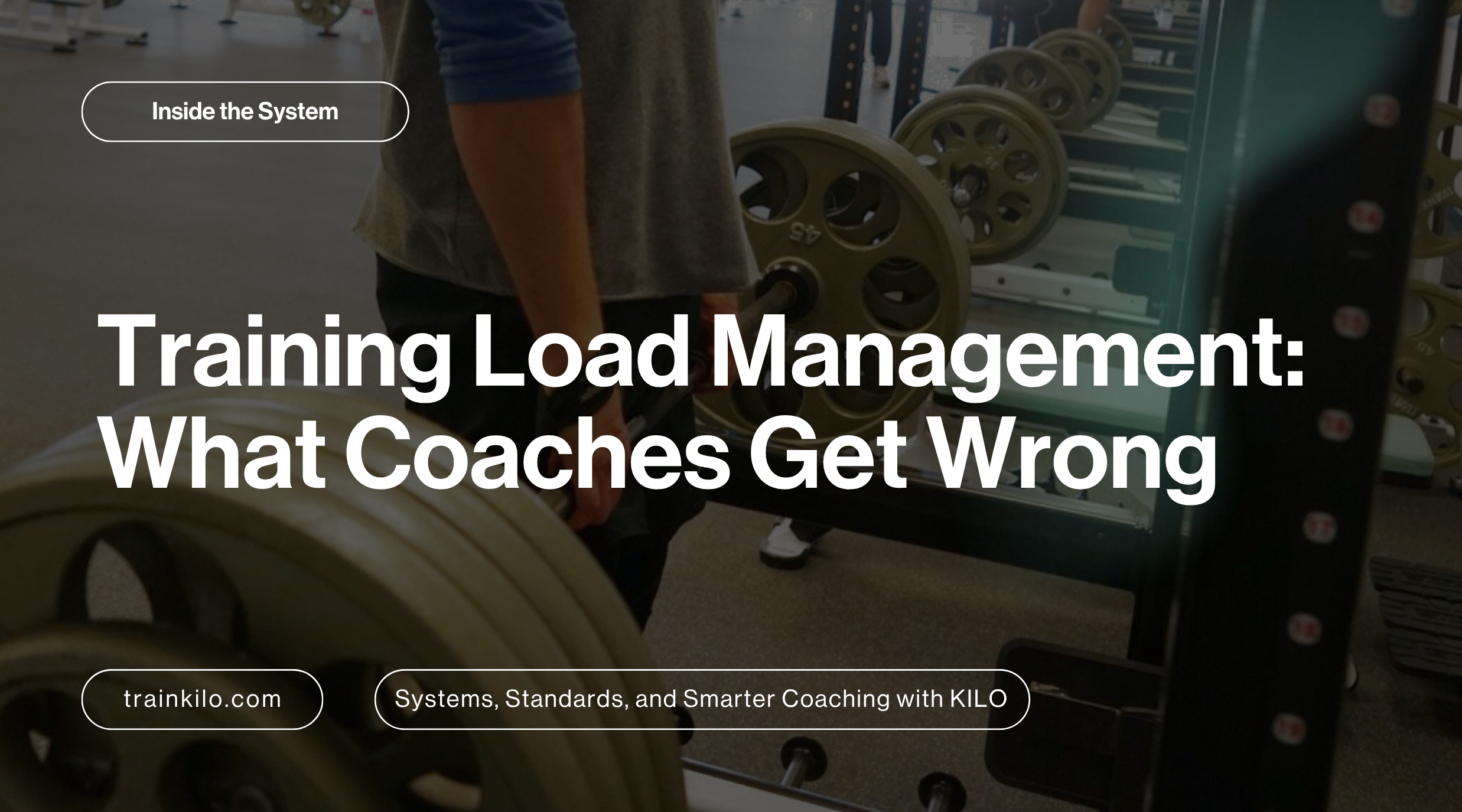 Training Load Management: What Coaches Get Wrong