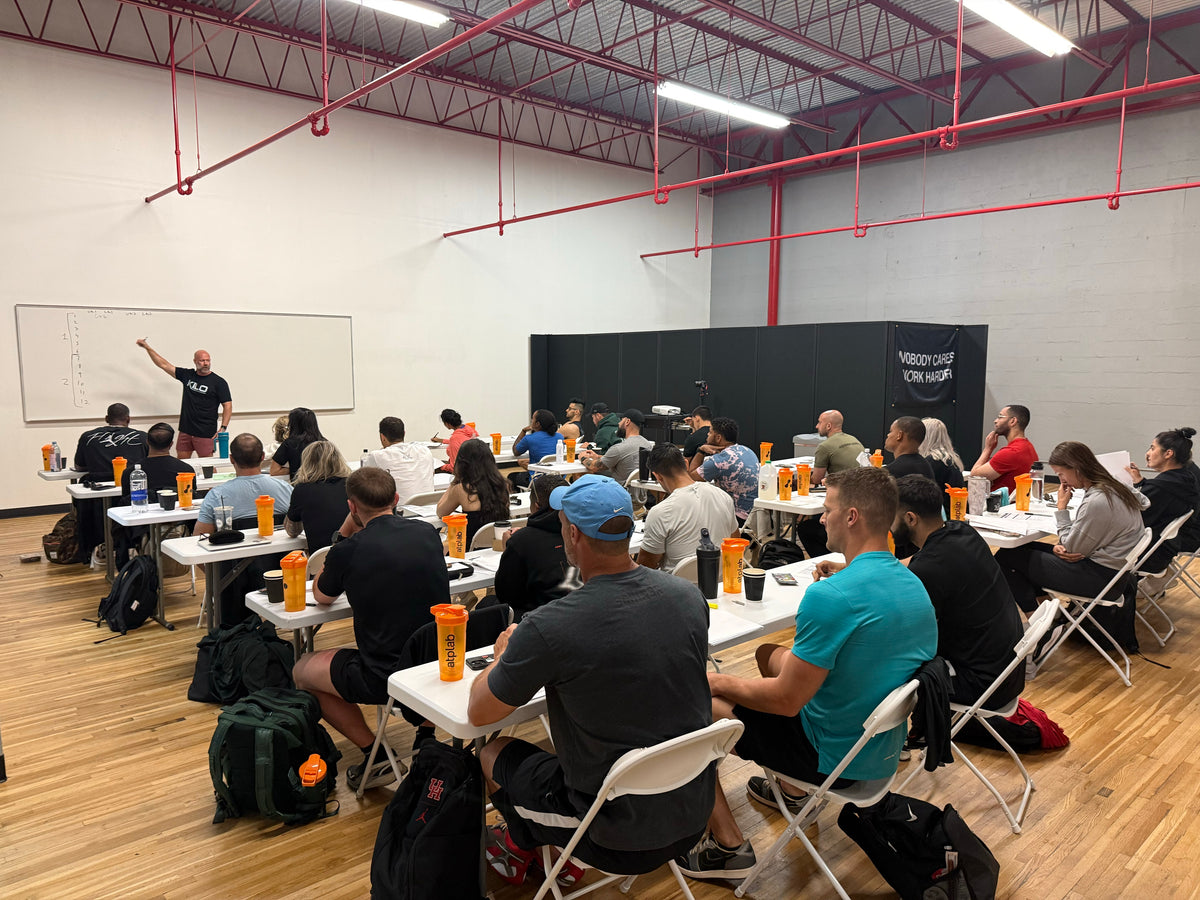 Coaches learning together at KILO live education