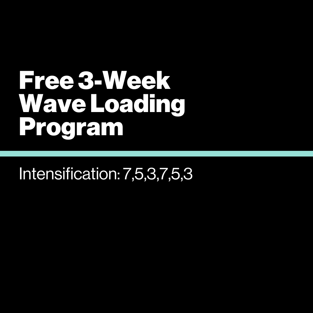 Free 3-Week Wave Loading Program