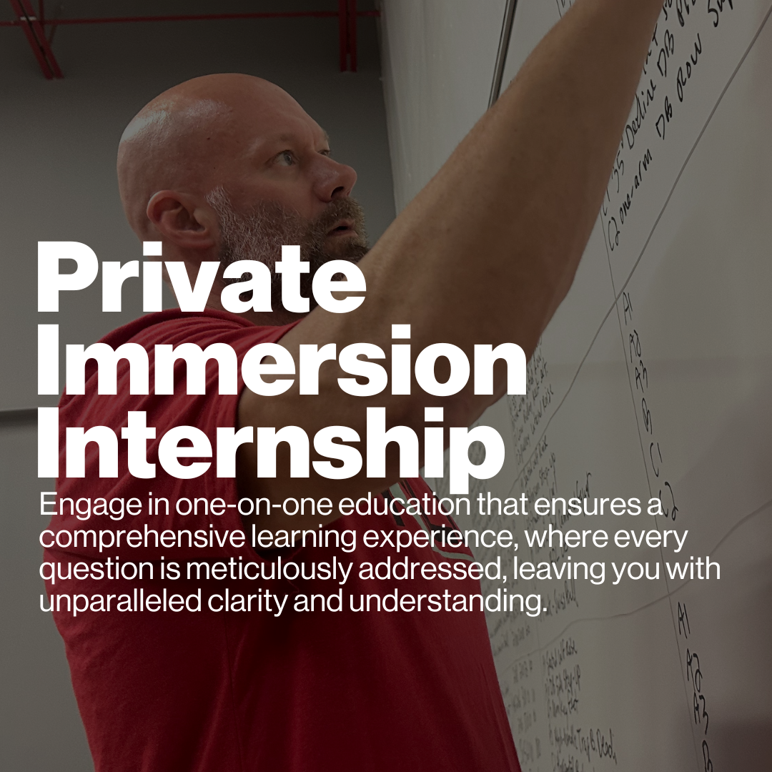 Private Immersion Internship