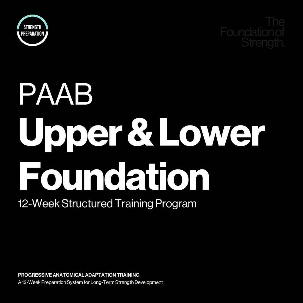 12-Week PAAB Program: Upper & Lower Foundation